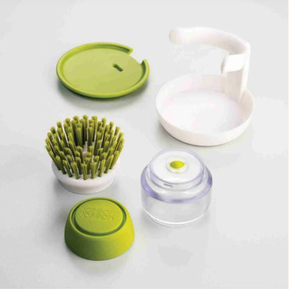 WASHING BRUSH AND UTENSILS WITH SOAP DISPENSER